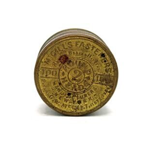 Late 1800's McGill's Fasteners "100 Varieties" Brass Tin (Empty)